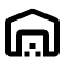 material symbols warehouse outline rounded